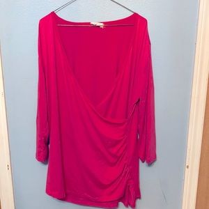 Cute pink ruched top